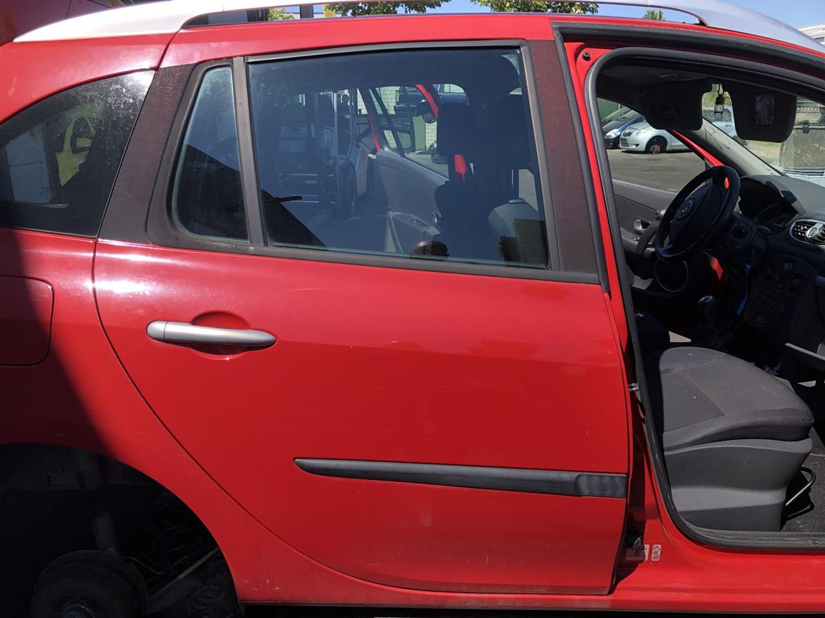Renault Clio III Grandtour original Tür hinten rechts Fond 727 Spanischrot Bj 08