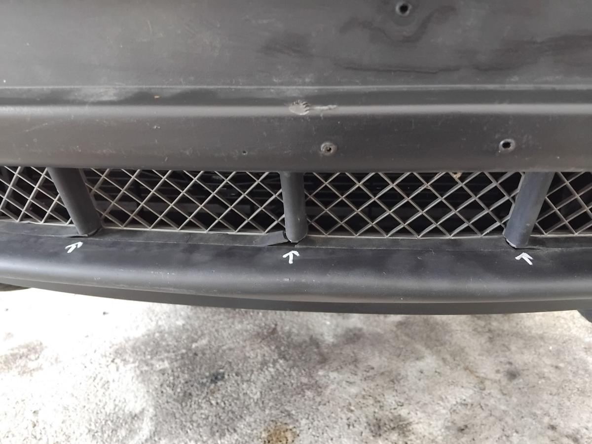 BMW X5 E53 original Sto&szlig;f&auml;nger Sto&szlig;stange vorn PDC Scheinwerferreinigung BJ2000