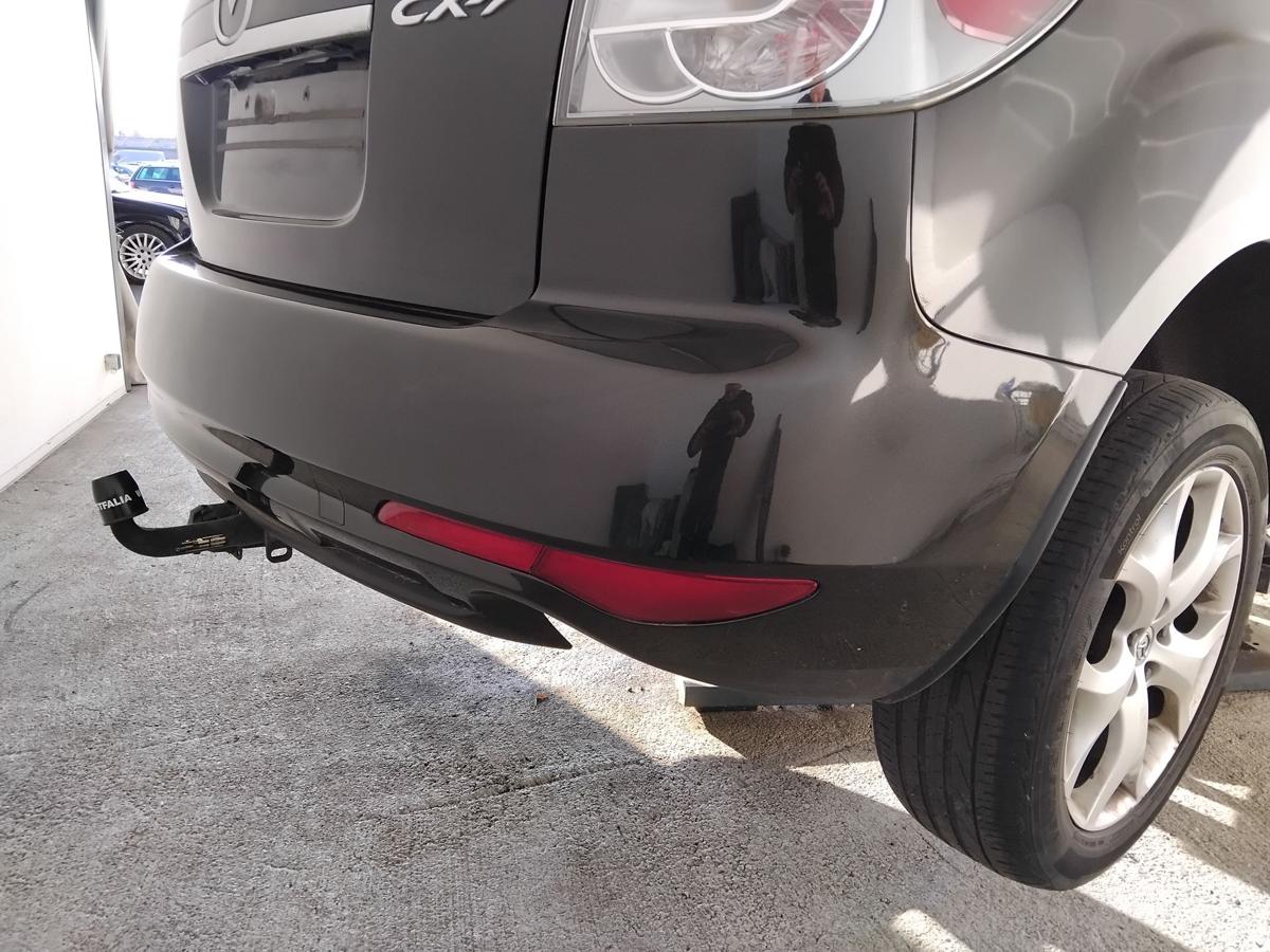 Mazda CX-7 ER Facelift original Stossf&auml;nger Sto&szlig;stange hinten schwarzmet. BJ2010