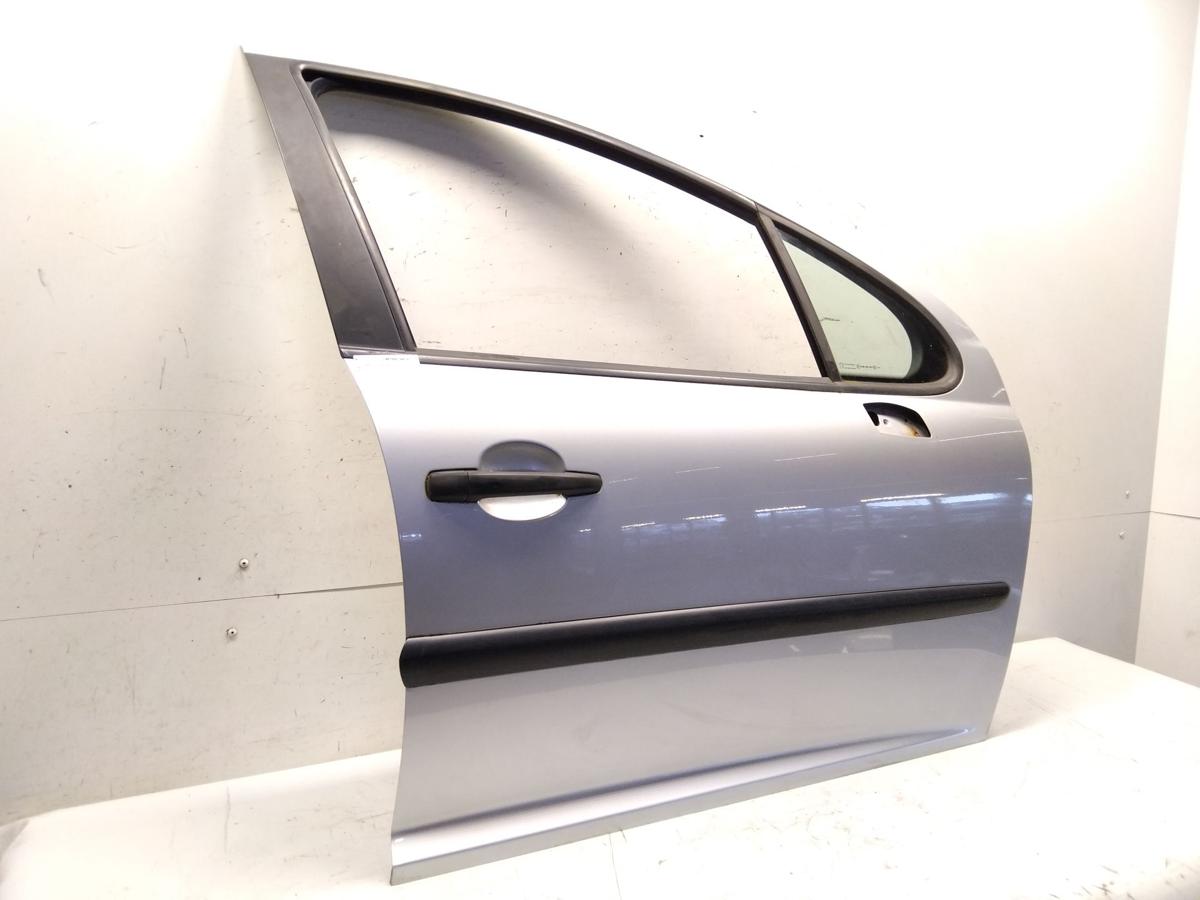 Peugeot 207 SW Tür vorn rechts Beifahrertür silber EZR aluminiumgrau Bj.2007