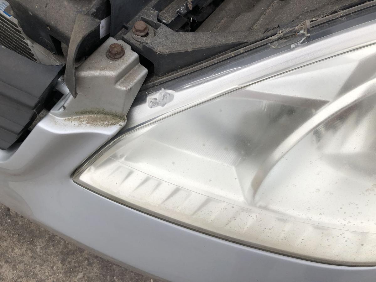 Mercedes A-Klasse W169 Scheinwerfer links Hauptscheinwerfer Halogen Mopf Tr&uuml;b