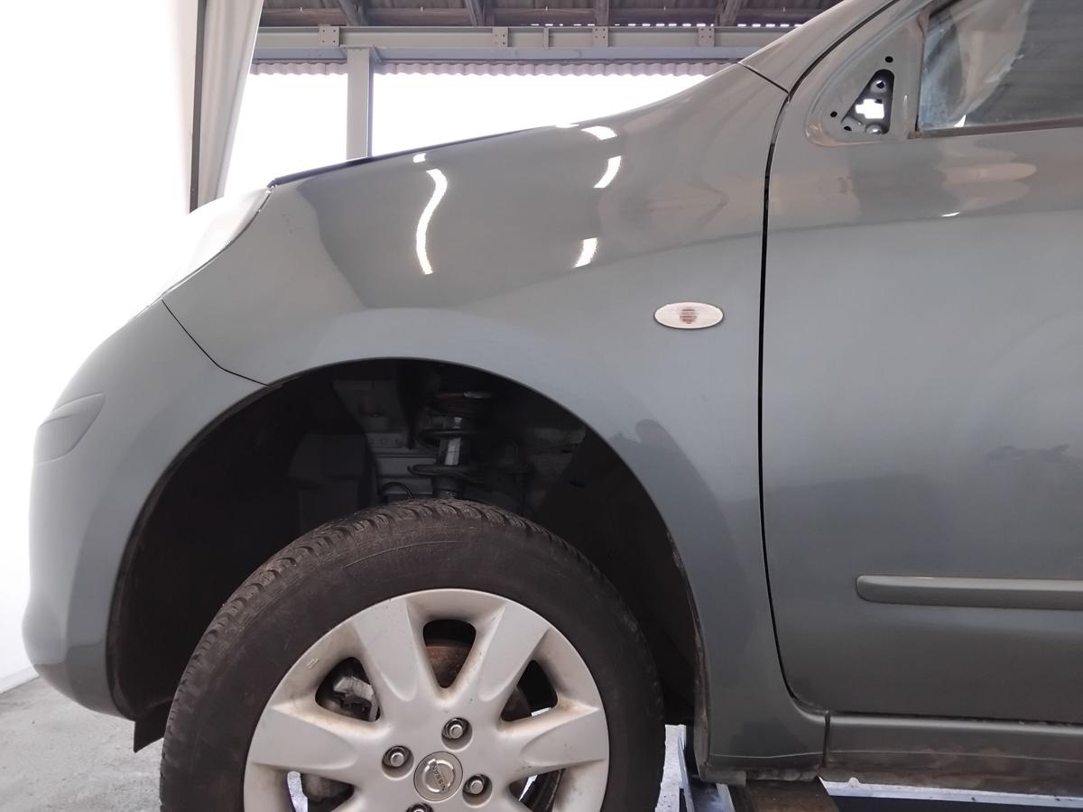 Nissan Micra 4 K13 original Kotfl&uuml;gel vorn links FAA Greyish Green Pearl BJ2013