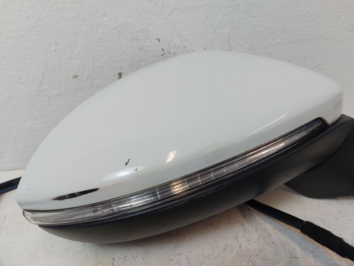 VW Golf Sportsvan AUV ab17 Au&szlig;enspiegel rechts elek heizbar Blinker LC9A wei&szlig;