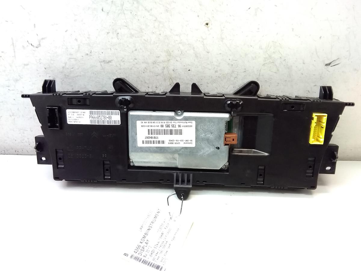 Citroen C4 Picasso 1 original Kombiinstrument Display Navi Bj.2012