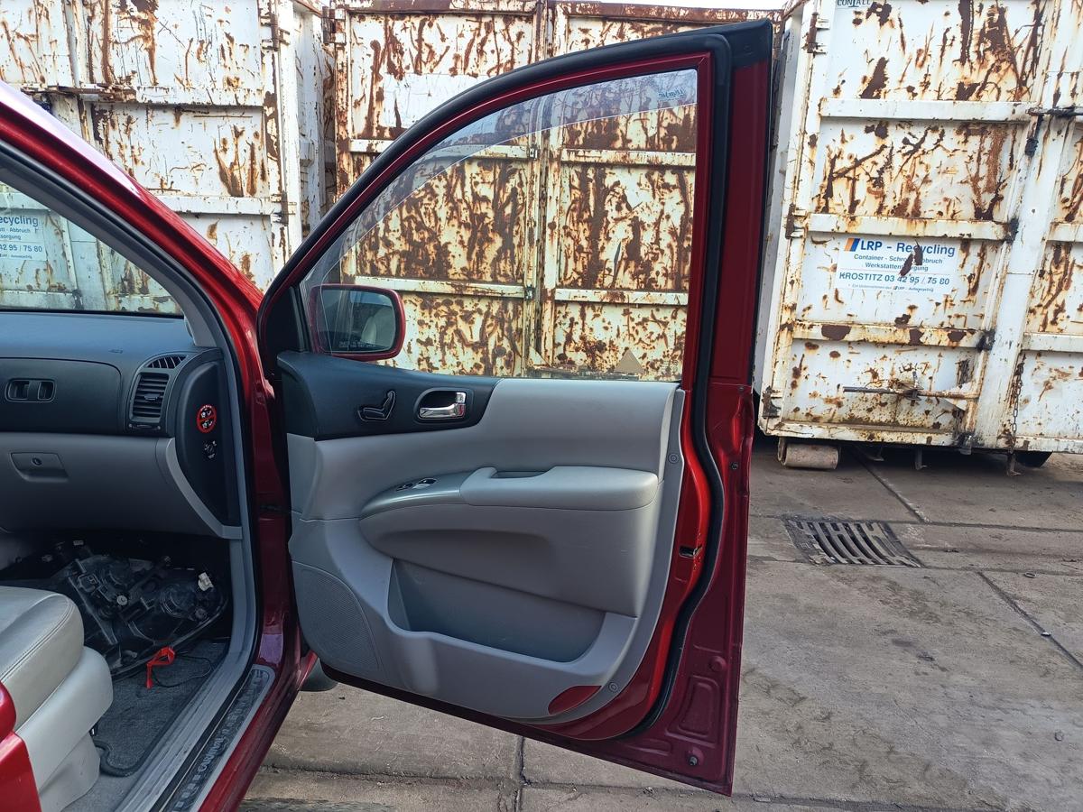 Kia Carnival III original T&uuml;r vorne rechts Beifahrer R9 Rubinrot Bj 2006