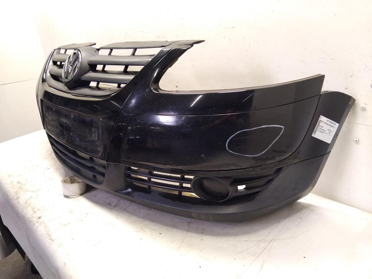 VW Fox 5Z original Sto&szlig;f&auml;nger Sto&szlig;stange vorn brillantschwarz L041 LY1C Bj.2005