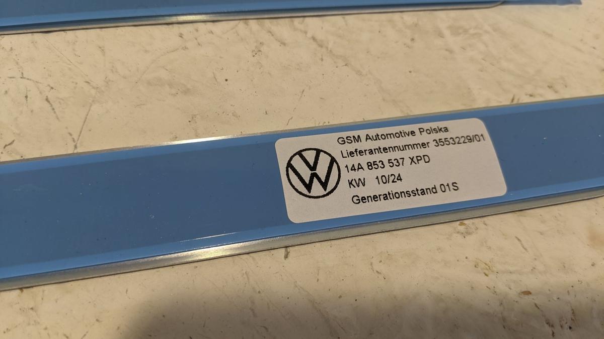 VW ID.7 ID7 Satz Einstiegsleisten Zierleisten Einstieg links und rechts vorn