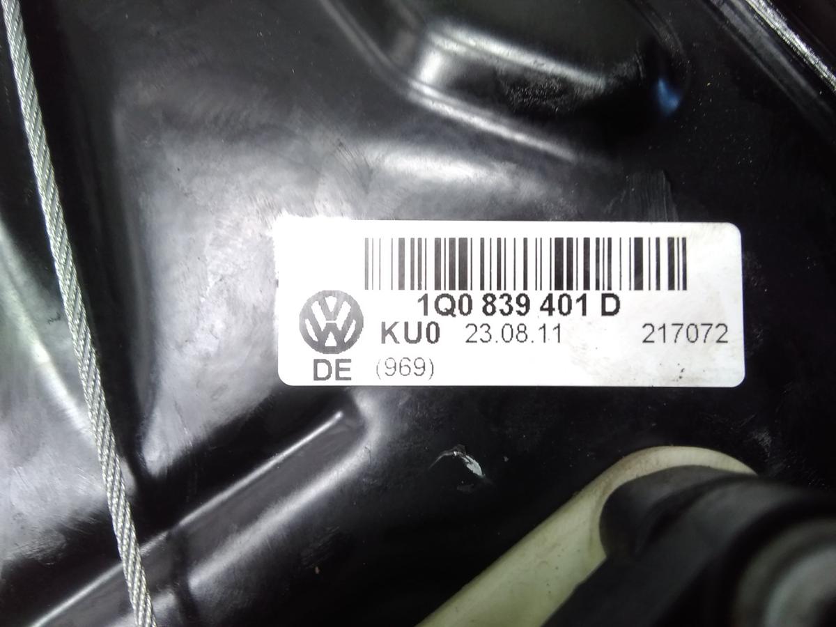 VW Eos original Fensterheber hinten links 1Q0839401D Bj.2011