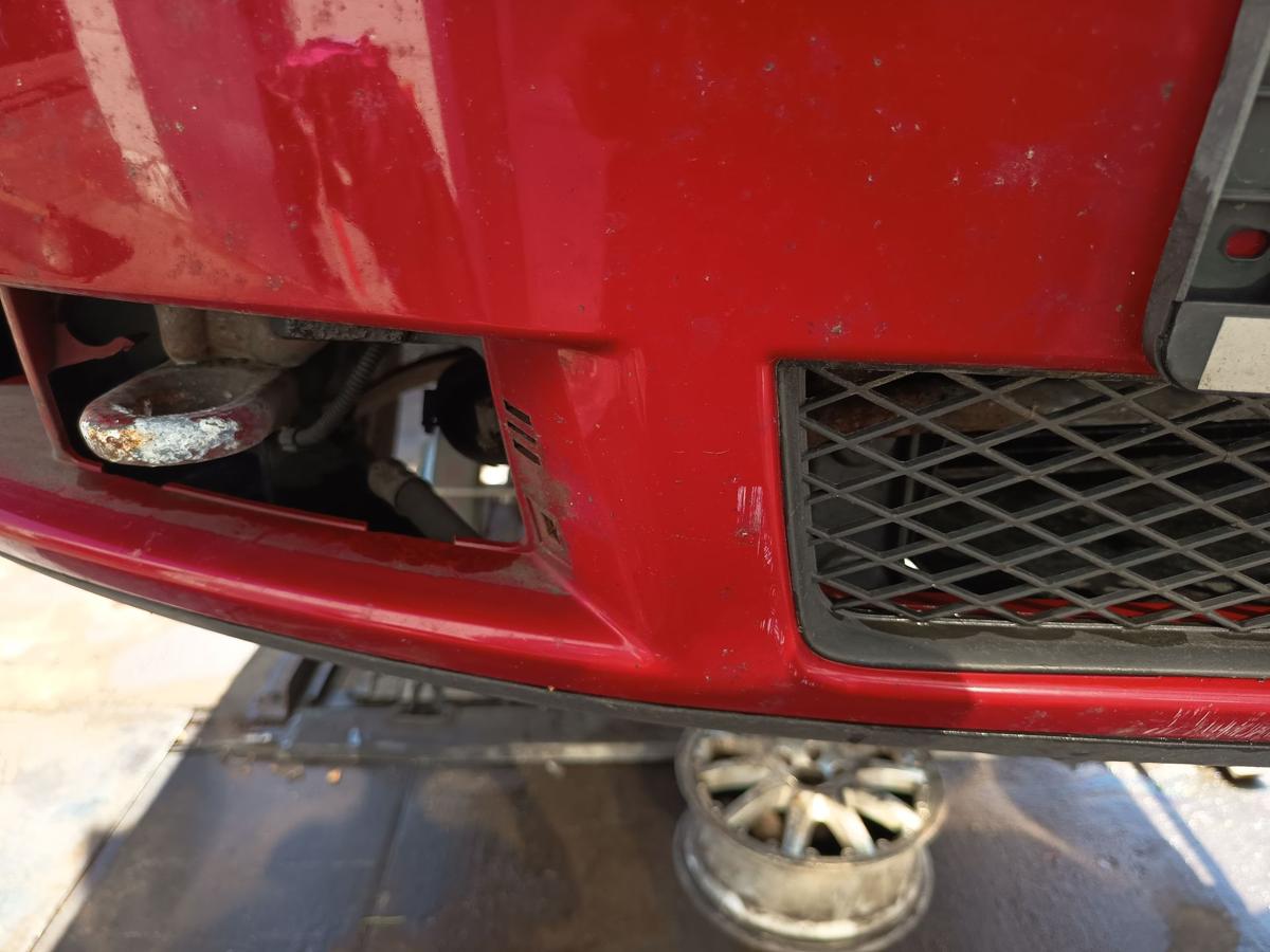 VW Sharan 7M original Sto&szlig;stange F&auml;nger vorn Front K3A Paprikarot Bj 2005
