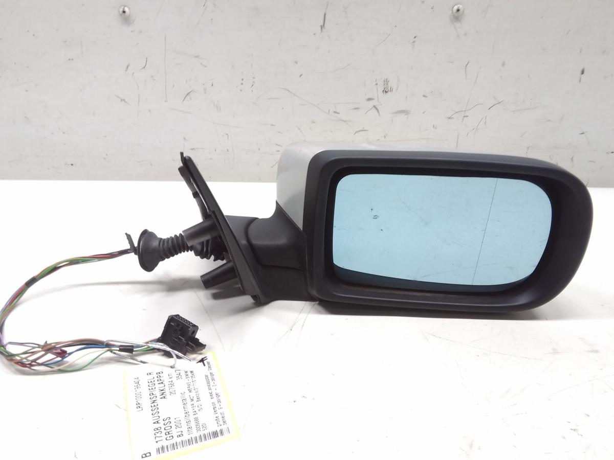 BMW 5er E39 orig.Au&szlig;enspiegel rechts gro&szlig;e Version elek anklappbar 9+2PIN BJ2001