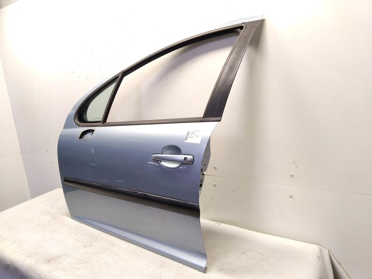 Peugeot 207 T&uuml;r vorn links Fahrert&uuml;r 5-t&uuml;rig KGZ Inari Blau Metallic BJ2010