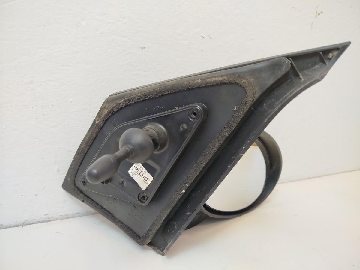 Citroen C1 P Aussenspiegel Spiegel R&uuml;ckspiegel rechts manuell EXZ Schwarz Met