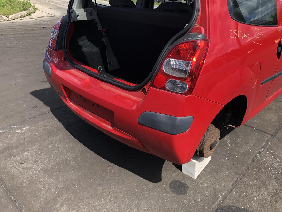 Renault Twingo II original Stoßstange Fänger hinten/Heck 727 Spanischrot Bj 2009