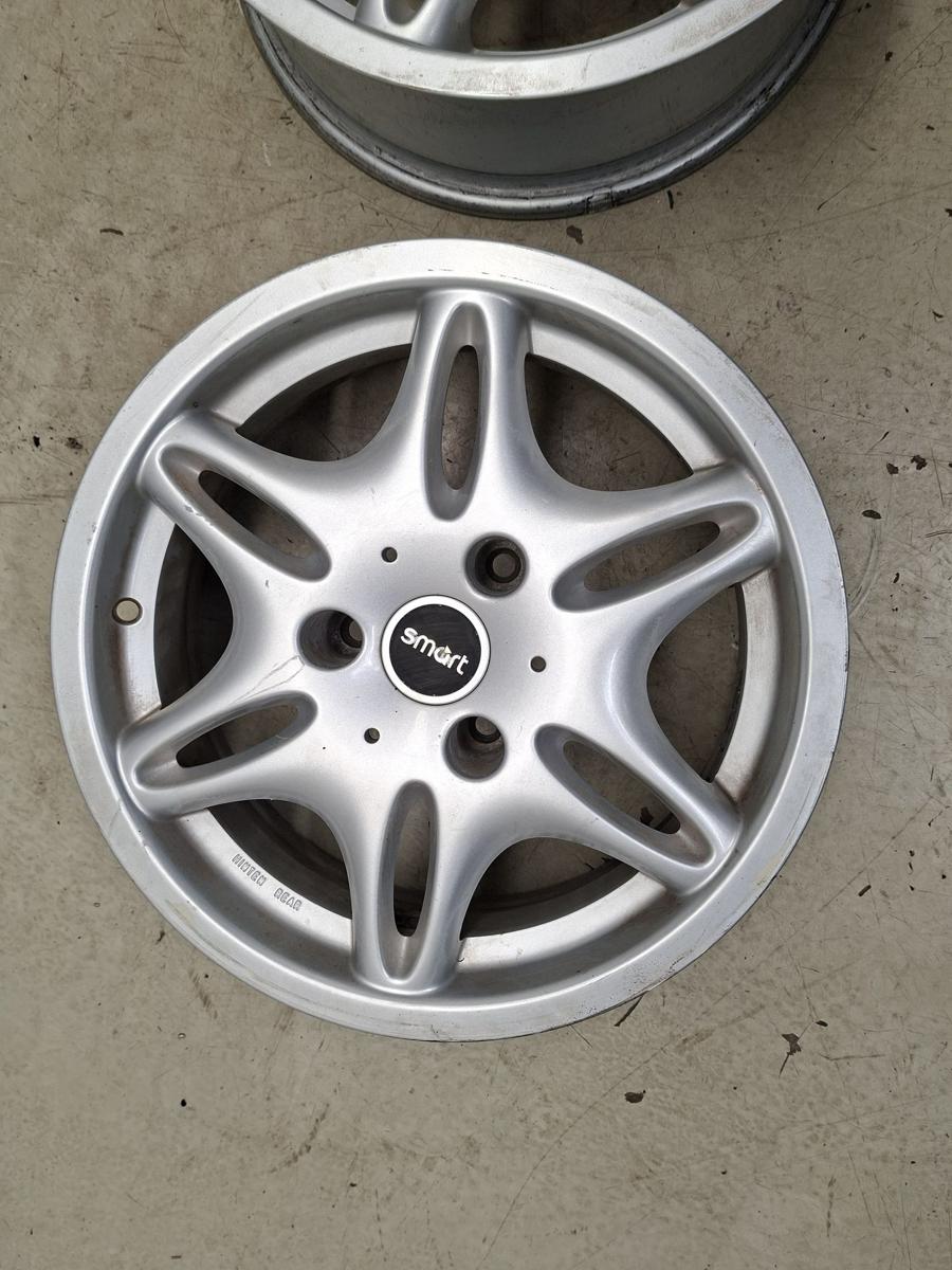 Smart ForTwo Bj 2000 original Alufelgen Satz Starline ohne Reifen