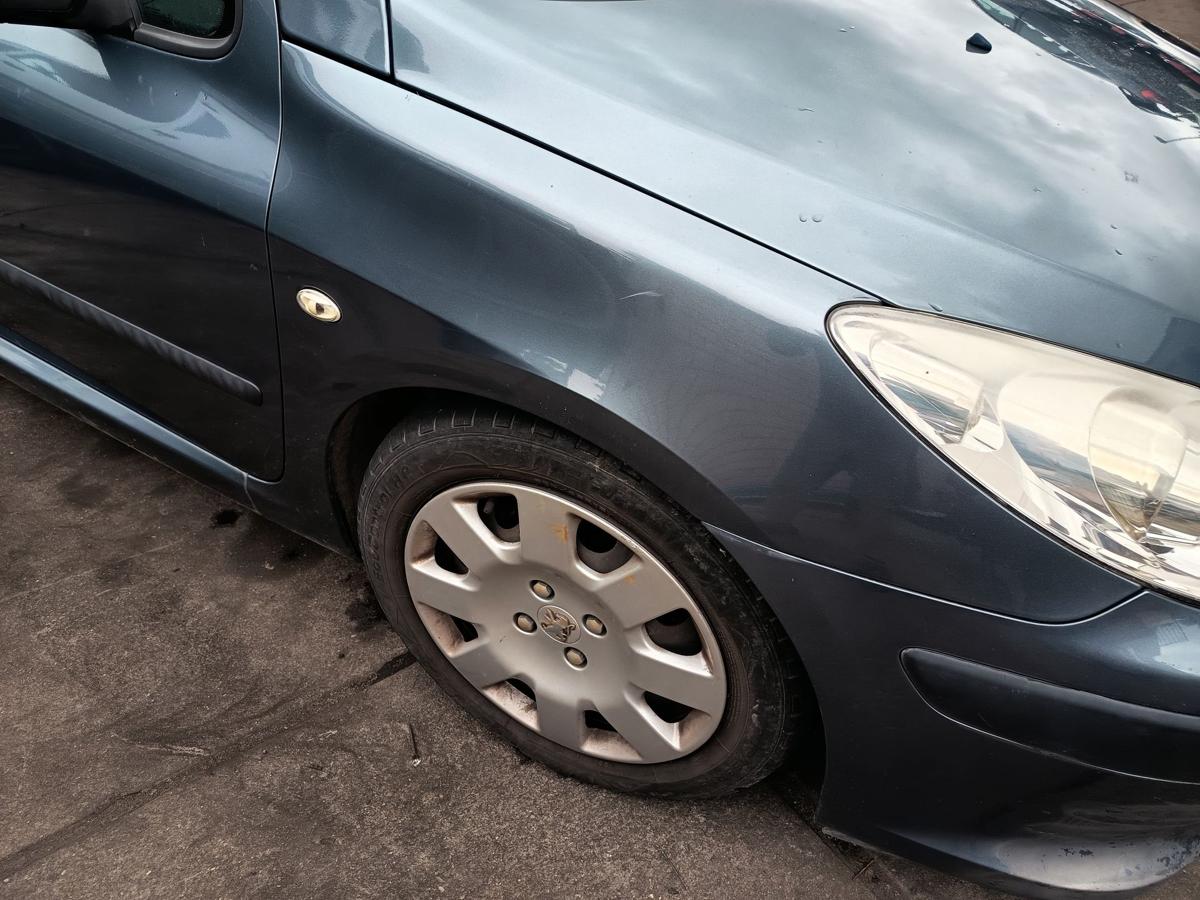 Peugeot 307 orig Kotflügel rechts Beifahrerseite EZW Eisengrau Bj 2005