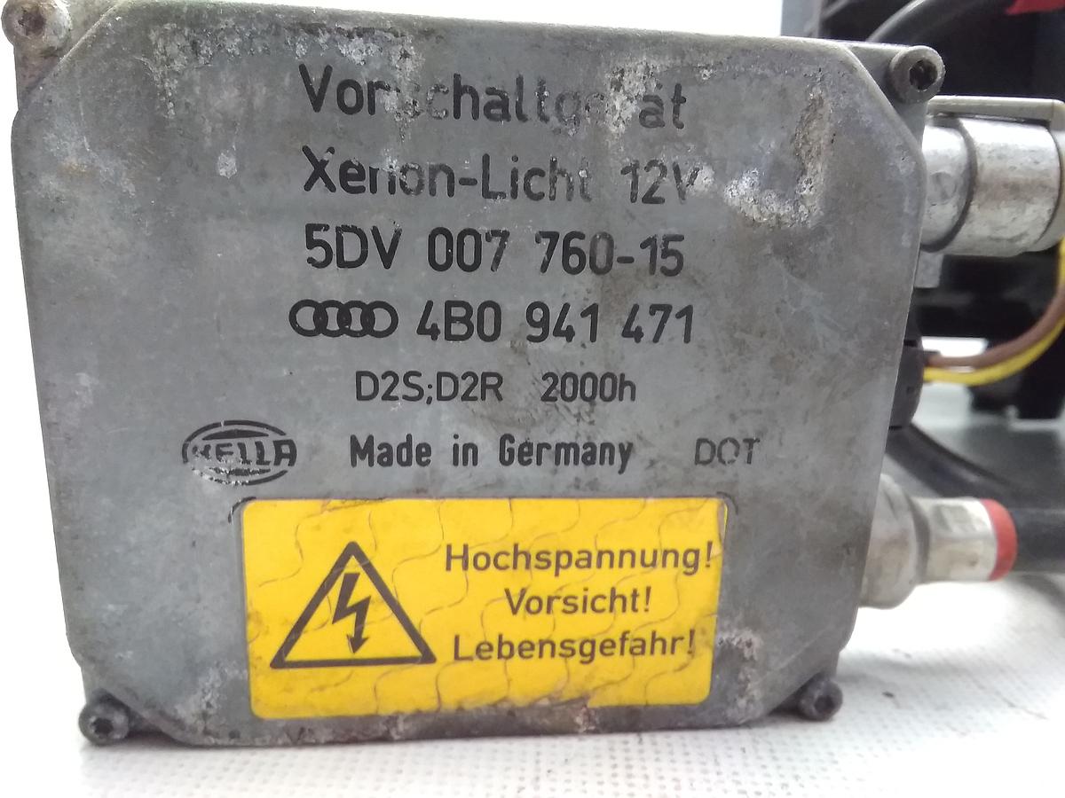 Audi A6 4B Xenonscheinwerfer links mit Steuergerät Leuchtmittel Bj.1998