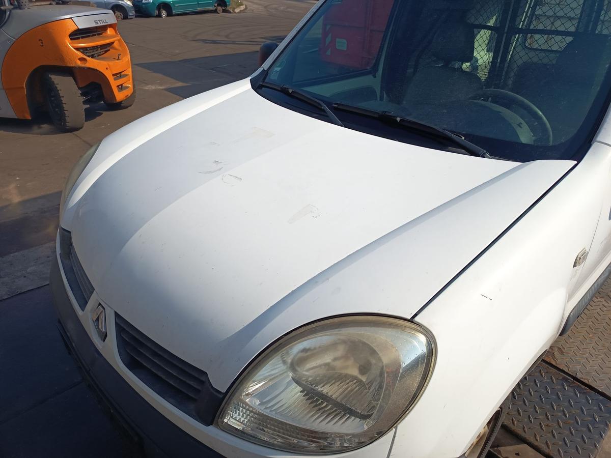 Renault Kangoo KC original Motorhaube Klappe Deckel vorn Front 389 Gletscherwei&szlig;