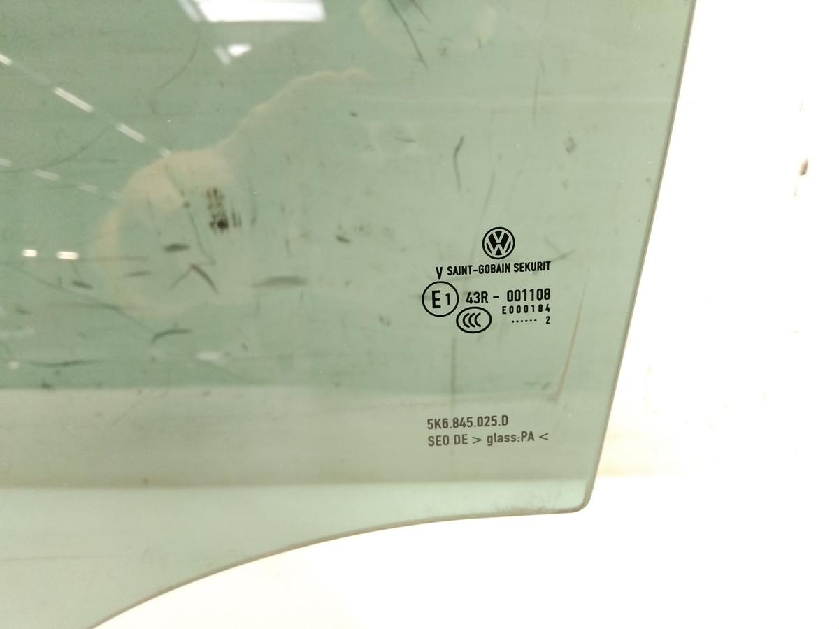 VW Golf 6 original Türscheibe hinten links abgedunkelt 5-türig Fließheck BJ2012