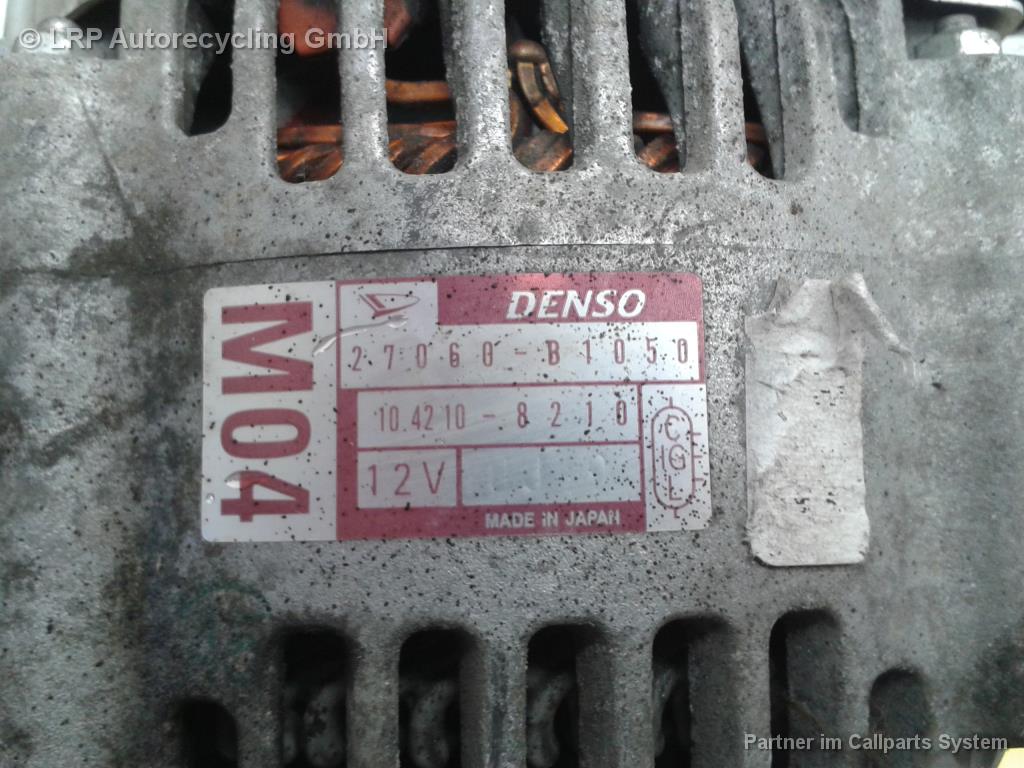 Daihatsu Sirion M300 BJ2008 original Lichtmaschine Generator 1042108210 DENSO 1.3 64kw K3VE