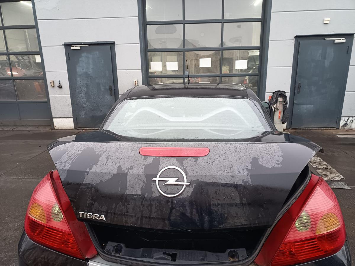 Opel Tigra TwinTop orig Heckklappe Kofferraumdeckel Cabrio 20R Schwarz Bj2007