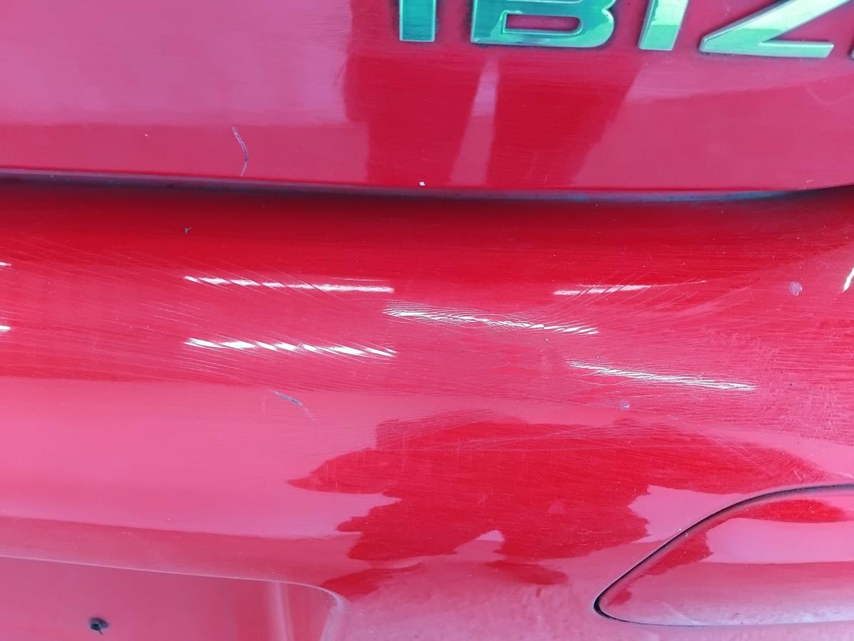 Seat Ibiza III 6L original Stossfänger Stoßstange hinten flashrot LP3G BJ2002