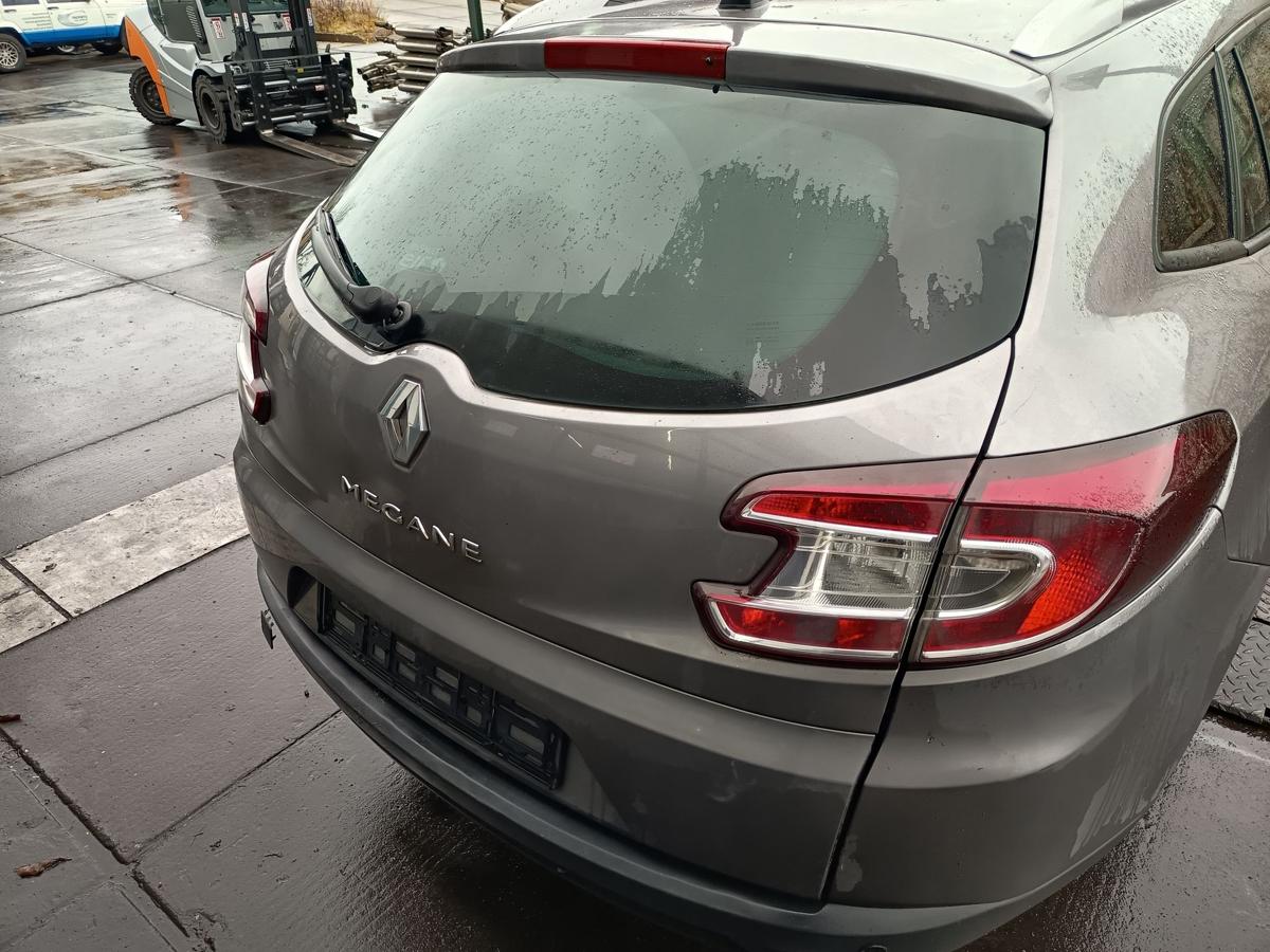 Renault Megane III Kombi orig Heckklappe TEKNG Grau vor Facelift Bj 2010