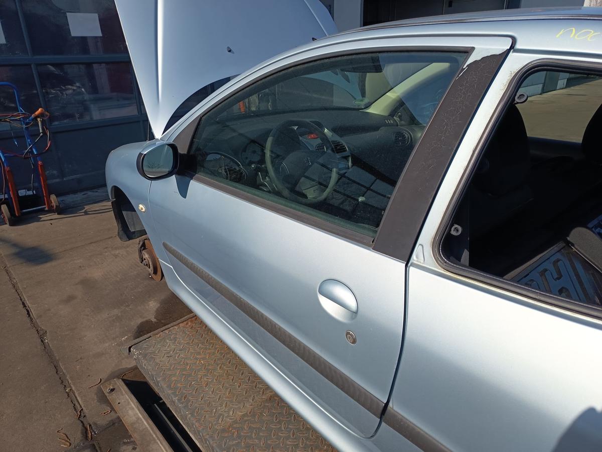 Peugeot 206 original T&uuml;r links Fahrer 3t&uuml;rer EYL Islandgrau Bj 2006