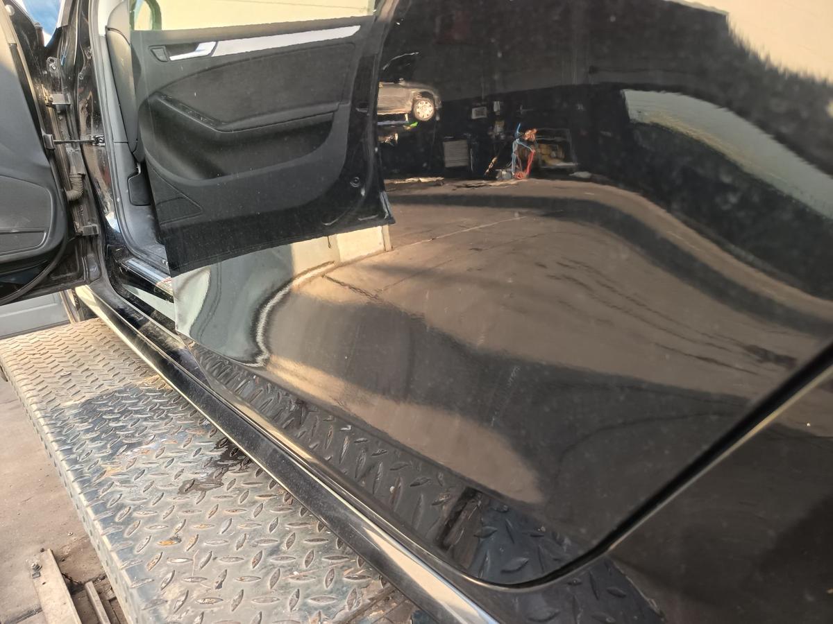 Audi A4 B8 8K Avant original T&uuml;r hinten links Fond Y9B Brillantschwarz Bj 2009