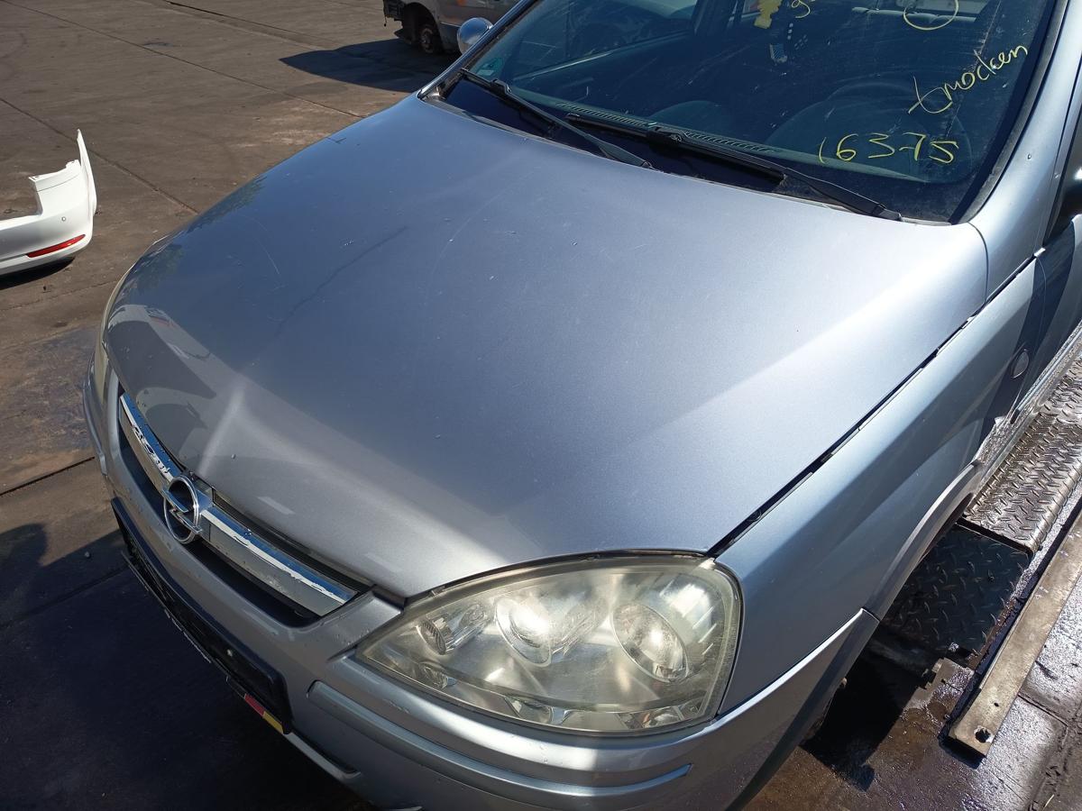 Opel Corsa C Motorhaube Klappe Deckel vorn Front Z163 Lichtsilber Bj 2005