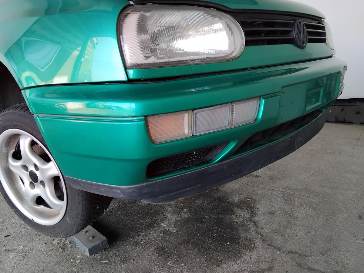 VW Golf 3 original Sto&szlig;stange Stossf&auml;nger vorn LD6P fashiongr&uuml;nmetallic BJ1995