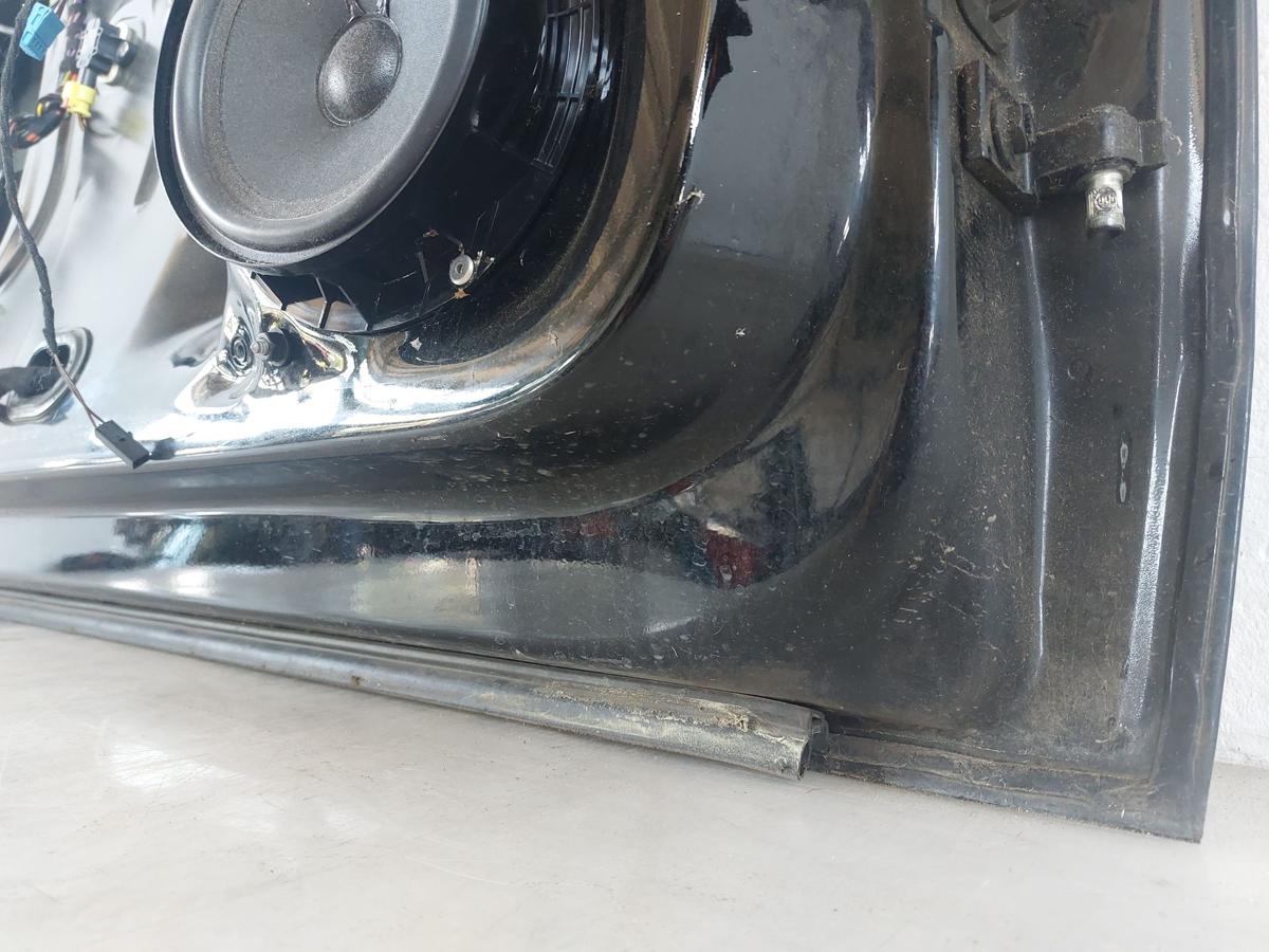VW Polo 6R T&uuml;r vorn links Fahrert&uuml;r f&uuml;r 3 t&uuml;rer L041 Brillantschwarz Besch&auml;digt
