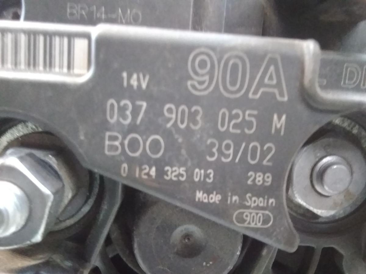 Skoda Fabia 6Y orig Lichtmaschine Generator 90A 1.4 55kw 037903025M Bosch BJ2003
