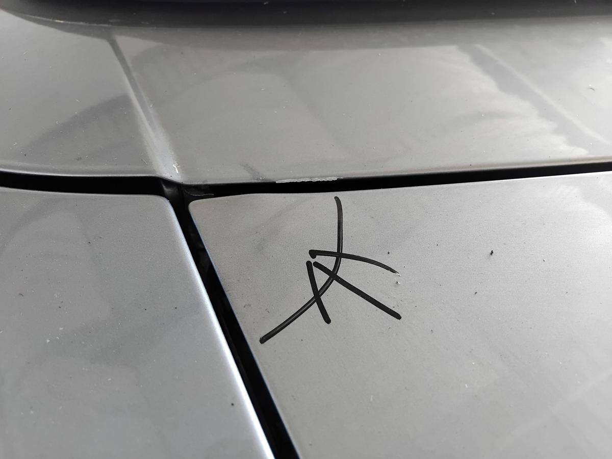 Opel Astra G Cabrio Heckklappe Z163 Lichtsilbermetallic 4AU BJ2004 Mängel