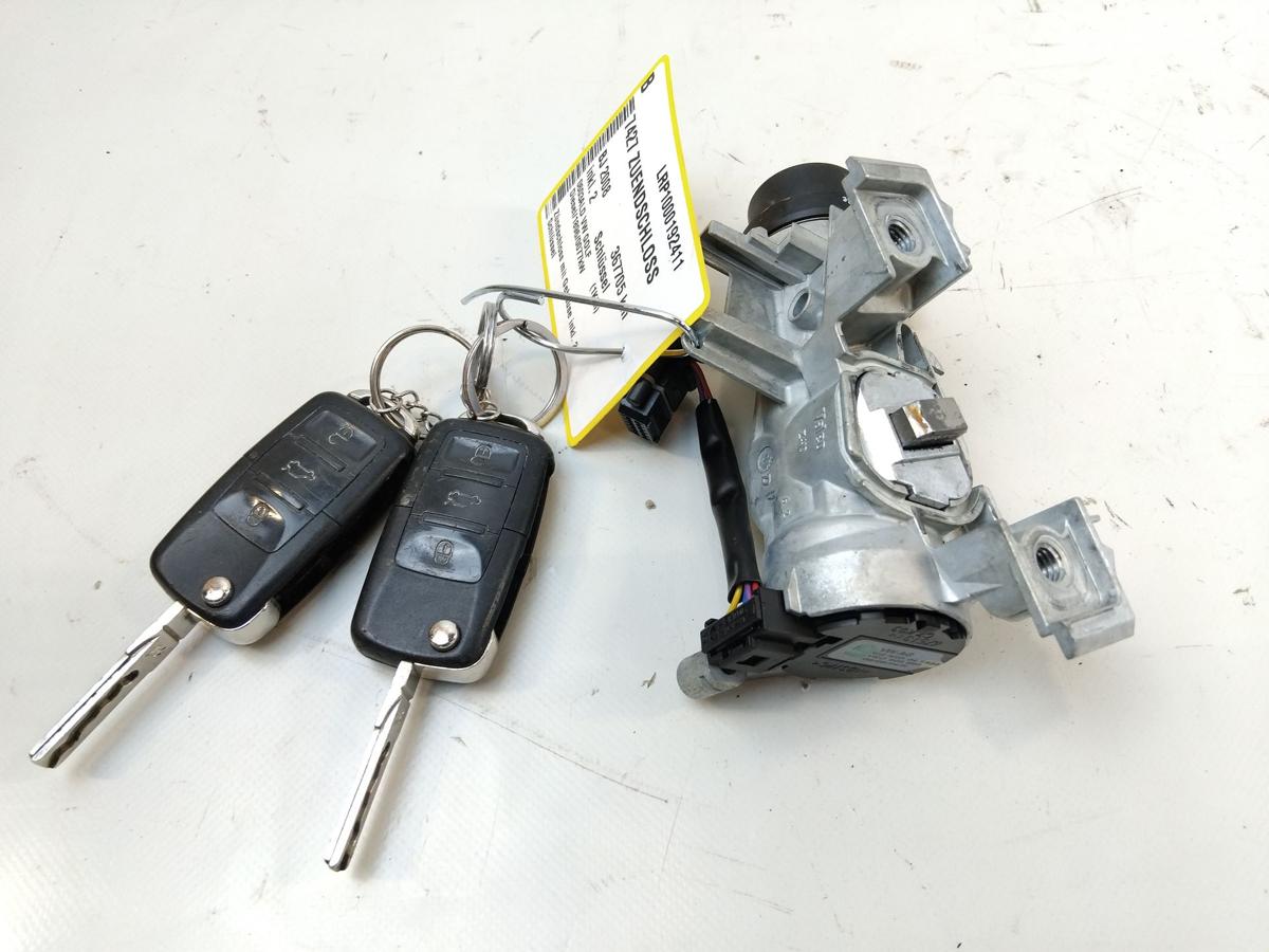 VW Golf 5 Variant original Zündschloß mit Lesespule und 2 Schlüssel BJ2008