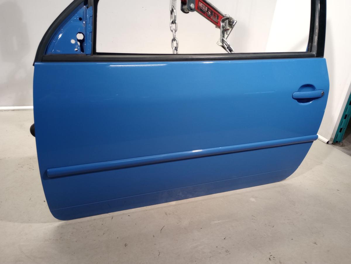 VW Lupo orig Tür links Fahrertür LR5A Blau Bj 2000