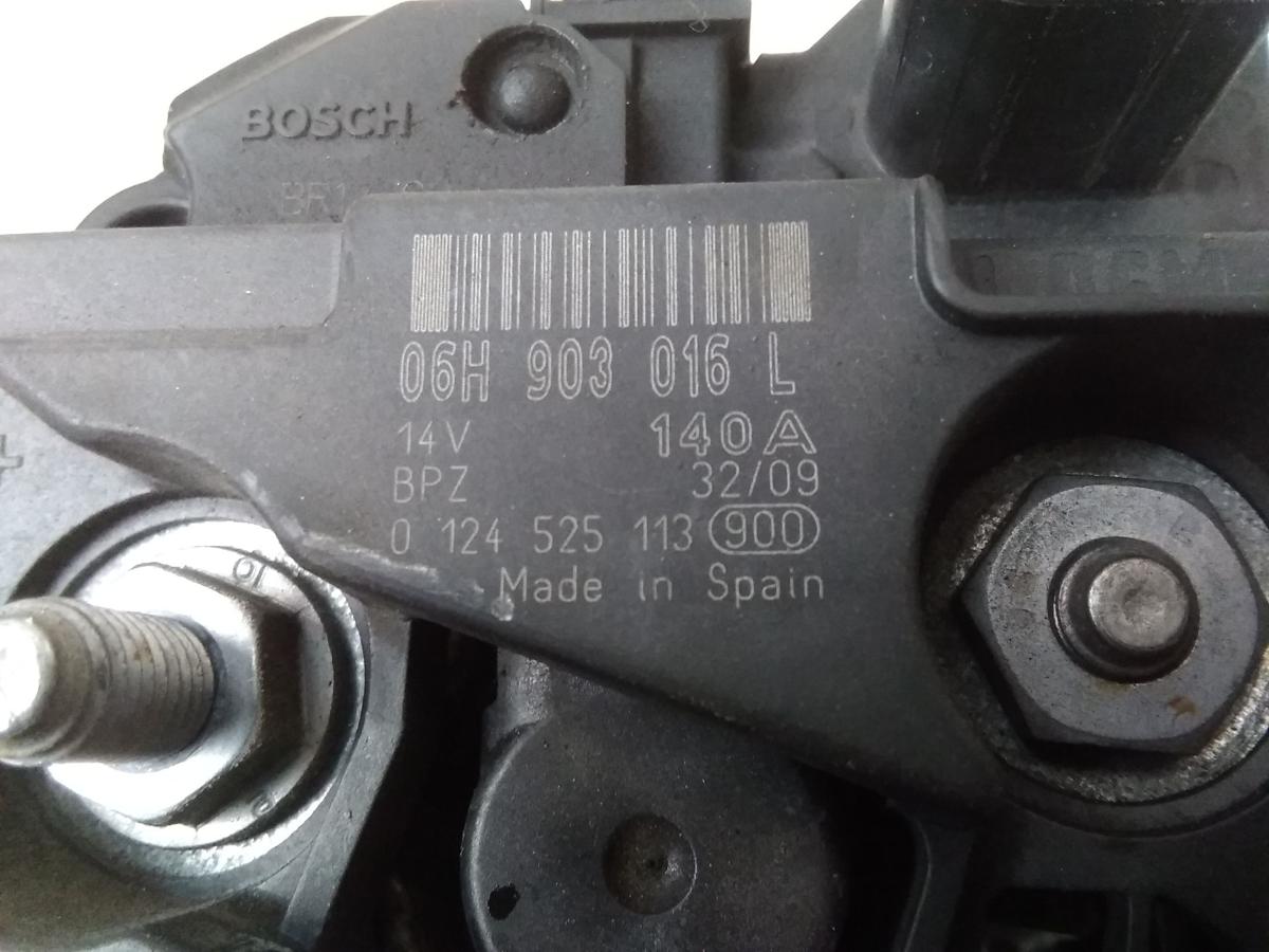 Audi A4 8K B8 original Lichtmaschine Generator 1.8TFSI 118kw CDHB Bj.2009
