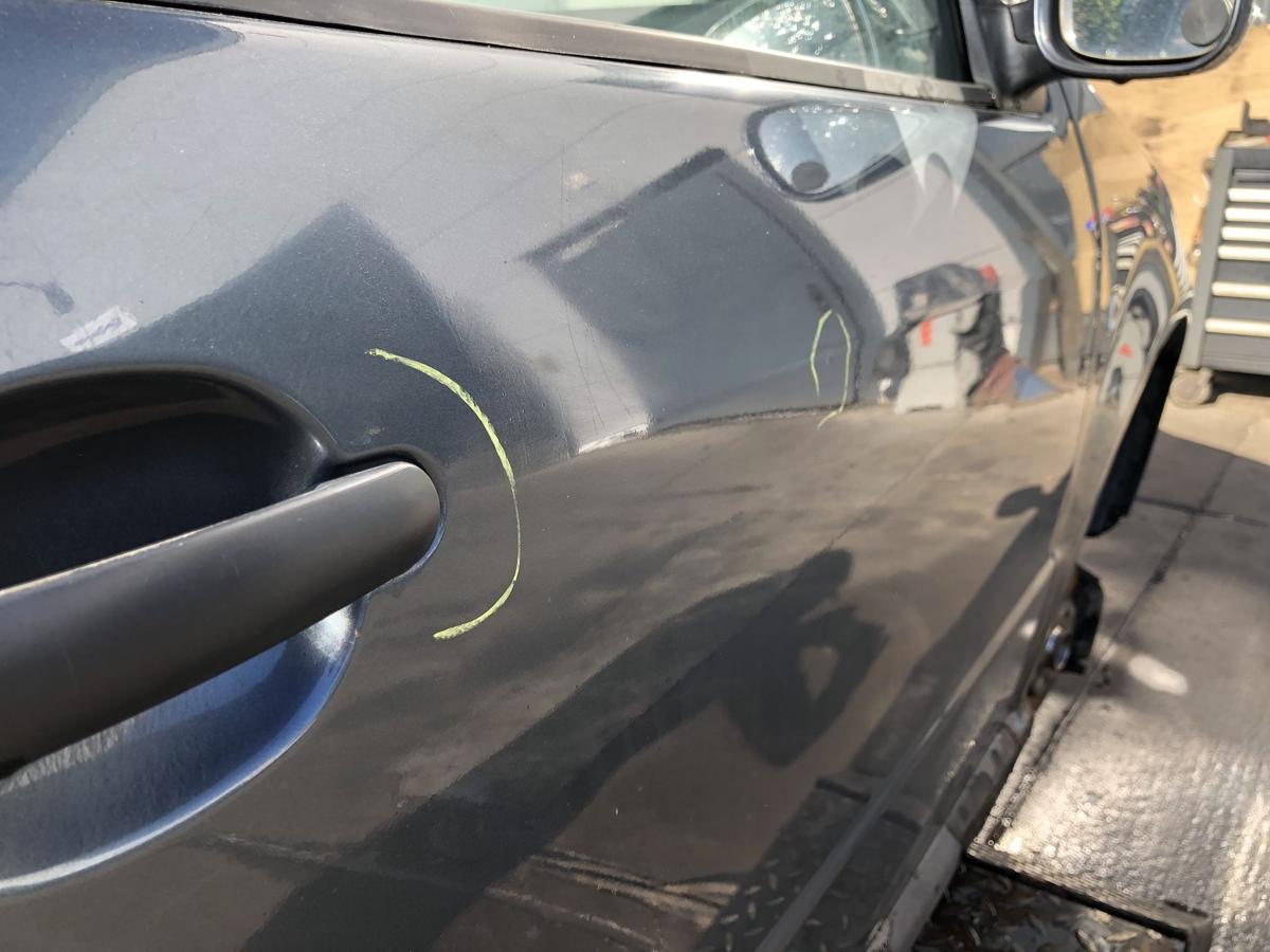 Skoda Fabia I 6Y original Tür vorn rechts Beifahrer F7V Graphite grey Bj 2005