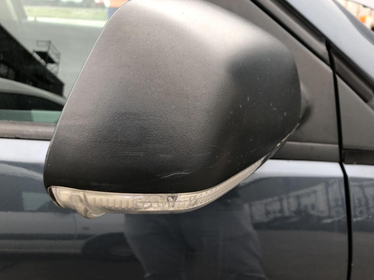 VW Polo 9N3 Au&szlig;enspiegel rechts R&uuml;ckspiegel manuell unlackiert Seitenspiegel