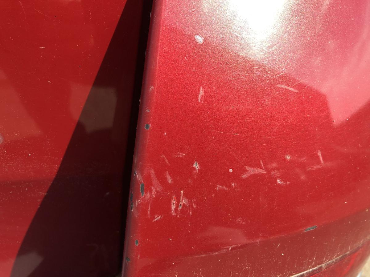 Renault Clio 3 III Grandtour Sto&szlig;f&auml;nger hinten Hecksch&uuml;rze NNJ Flamencorot