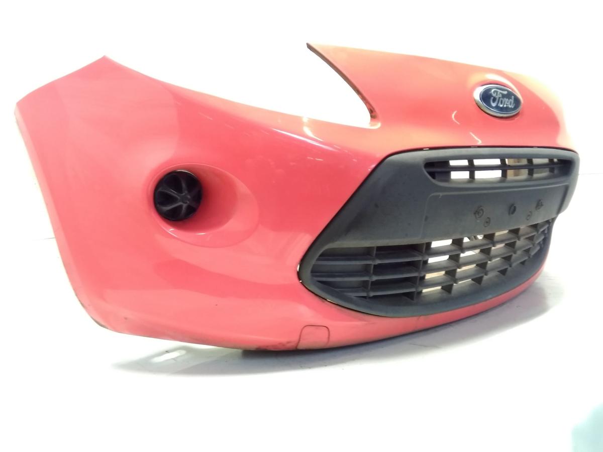 Ford Ka 2 RU8 original Sto&szlig;f&auml;nger Sto&szlig;stange vorn sunriserot mit Grill BJ2009