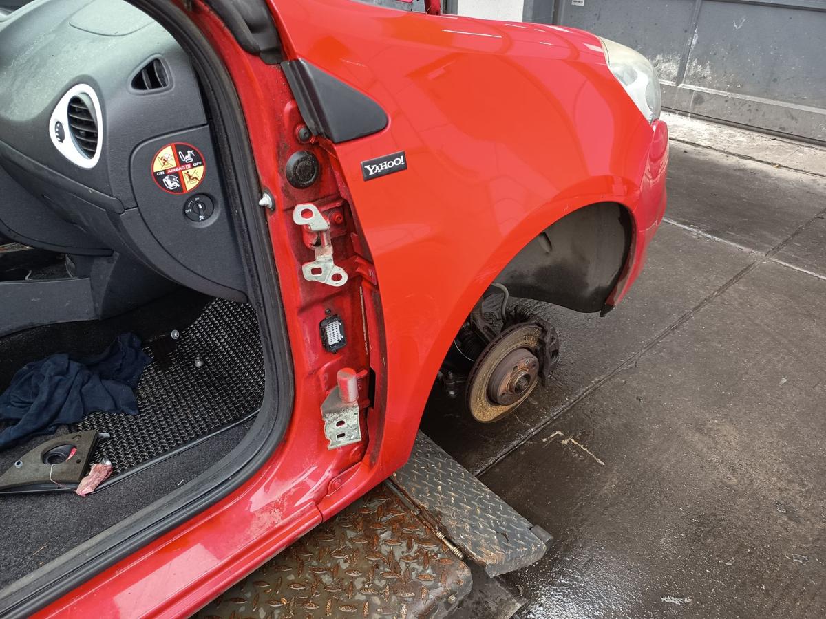 Renault Clio III original Kotfl&uuml;gel rechts Seitenteil 727 Spanischrot Bj 2012