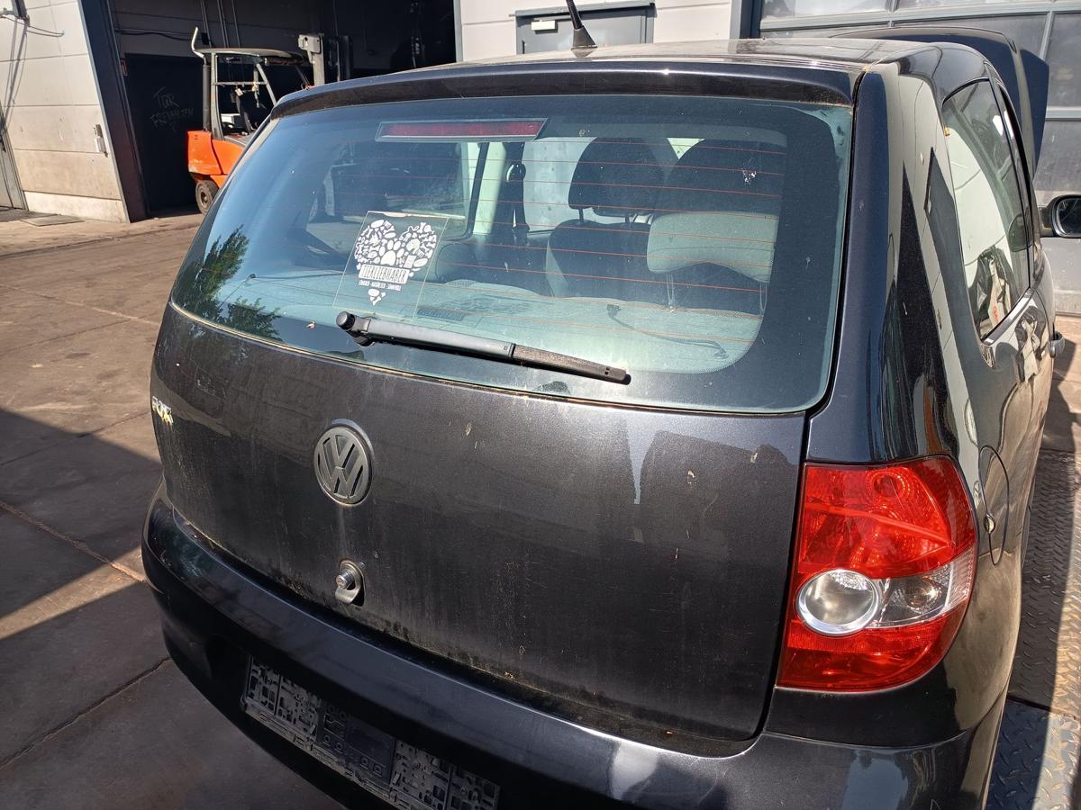 VW Fox original Heckklappe mit Scheibe LC9Z Black Magic Metallic Baujahr 2009