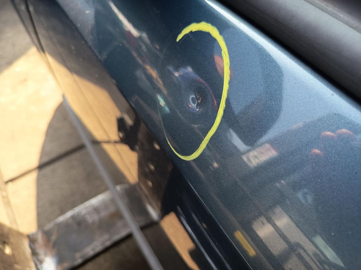 Opel Astra G 3t&uuml;rer original T&uuml;r links Fahrer Z293 Premiumblau Bj 1999