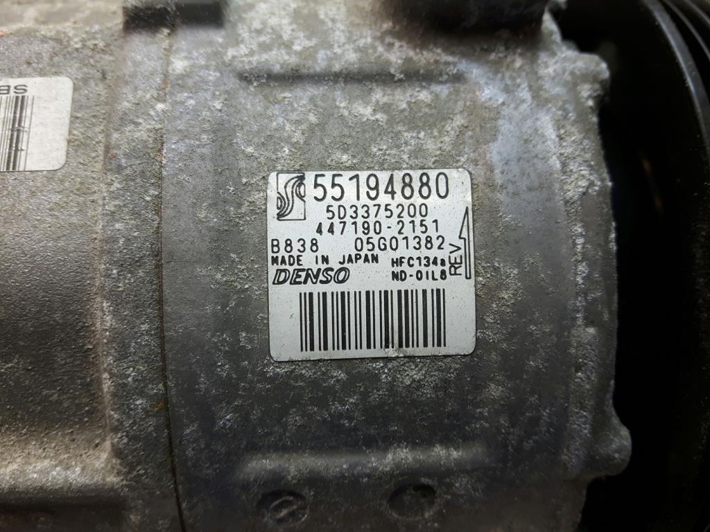 Fiat Grande Punto 199 55194880 Klimakompressor 1.4 57kw 350A1000 BJ2006