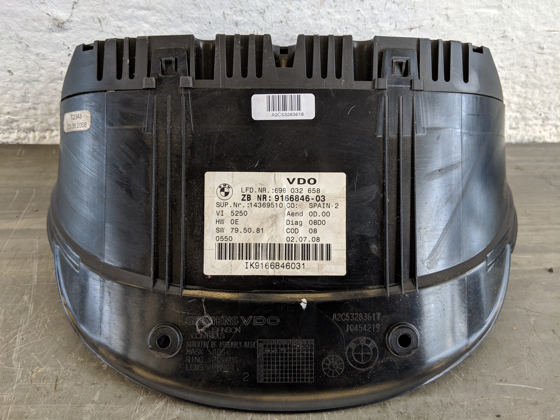 BMW E90 E91 3er Tacho Kombiinstrument 9166846