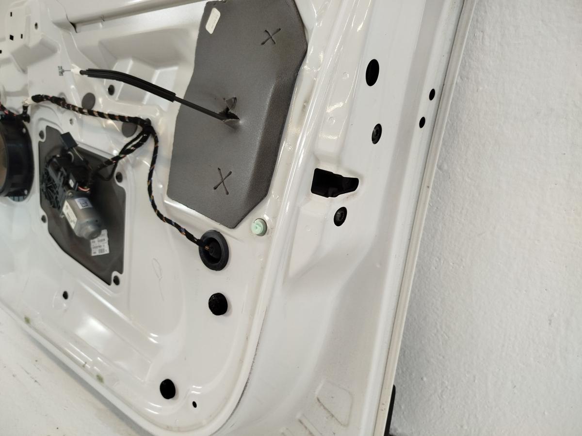 Skoda Roomster Scout 5J Tür vorn rechts Beifahrertür LF9E candyweiss Rohbau