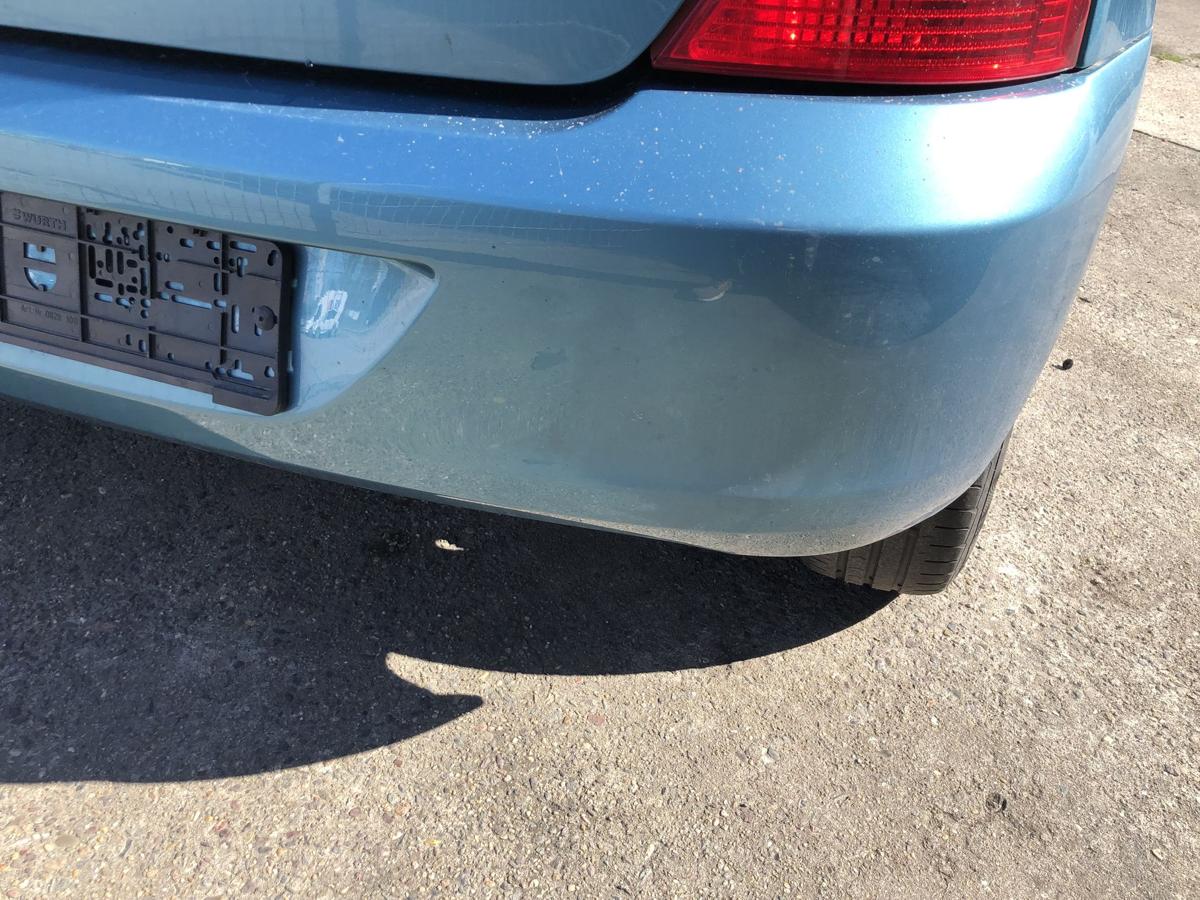 Renault Clio II 2 Campus Sto&szlig;f&auml;nger hinten Hecksch&uuml;rze TEF47 Blau Cyclade