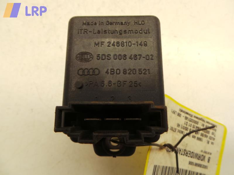 Audi A6 4B Bj.1999 Vorwiderstand Heizung 4B0820521 Hella 5DS00646702