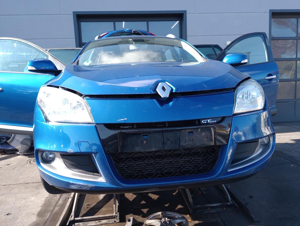 Renault Megane 3 original Stoßstange Stossfänger vorn NSW RNA Saphirblau Bj 2011