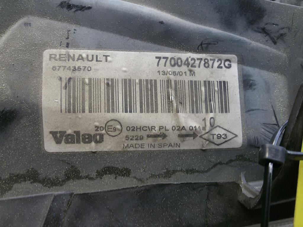 Renault Megane BJ~2001 original Scheinwerfer vorn links 7700427872G Valeo